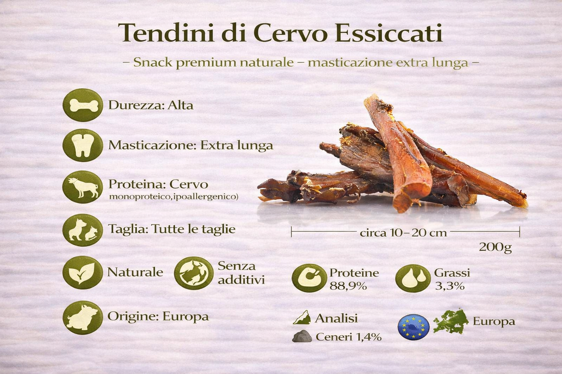 Tendine di Cervo Essiccato  *125gr*