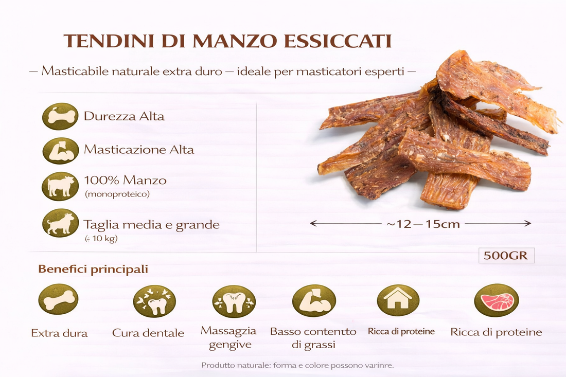 Tendini Del Collo Del Manzo Essiccati 250gr