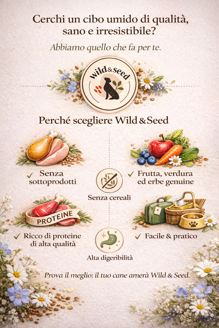 Wild & Seed Umido: alimentazione naturale completa