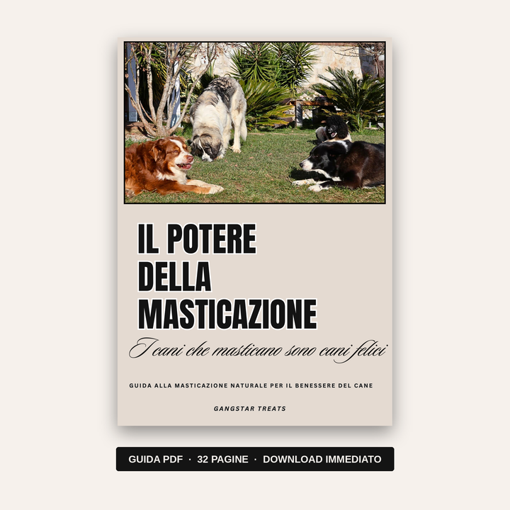 Il potere della masticazione – Guida PDF ai masticativi naturali per cani