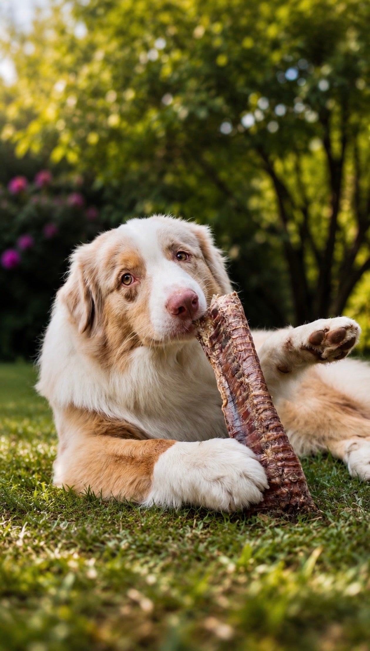 Trachea di Manzo Essiccata 30 cm per Cani – Snack Naturale Ricco di Proteine, Collagene e Condroitina