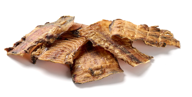 Palato di Manzo Essiccato per Cani – Confezione da 250g