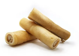 Rotoli di Guancia di Manzo per Cani 300g | Snack Masticativo Naturale a Lunga Durata